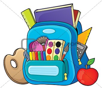 Schoolbag theme image 1