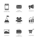 Business marketing icons