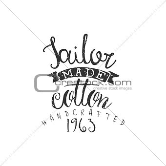 Tailor Made Cotton Vintage Emblem