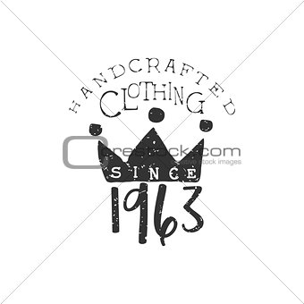 Clothing Vintage Emblem With The Crown
