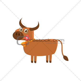 Bull With The Flower and A Bell