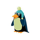 Penguin Wearing Winter Hat