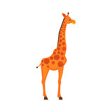 Giraffe Realistic Simplified Drawing