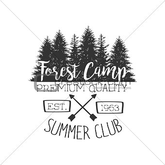 Summer Club Vintage Emblem