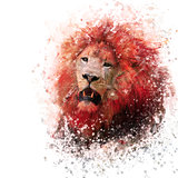 Lion Head watercolor
