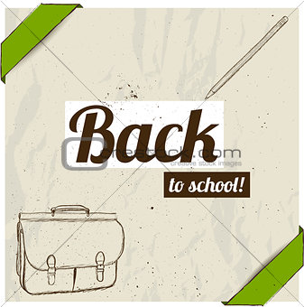 Back to school poster.