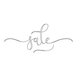Sale hand lettering