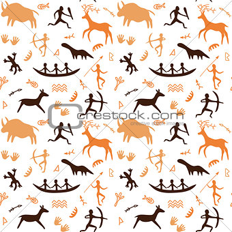 Cave drawings theme