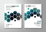 Brochure template, Flyer Design or Depliant Cover for business