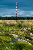 Storojensky lighthouse on the Ladojskoe lake
