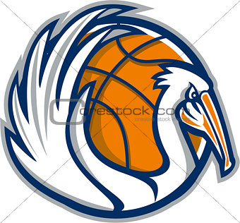 Pelican Wings Basketball Retro