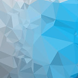 Capri Blue Abstract Low Polygon Background
