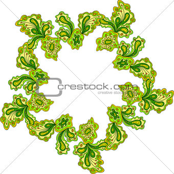 abstract ornament, indian style