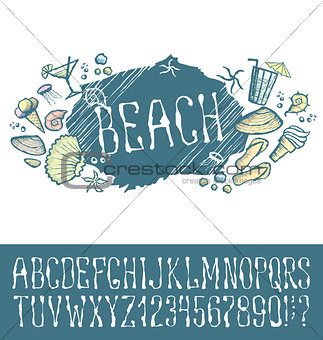 Summer beach pattern