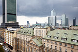 View on old and new Warsaw