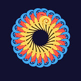abstract circular pattern 