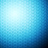 Blue abstract hexagonal texture background