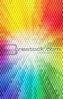 Abstract Isometric Cube Shape Background for Business cards, Web Design, Prints, Presentations, Graphyc. Vector Sun Rays