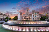 Madrid Spain Fountain and Palace