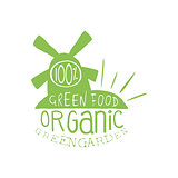 Green Food Vintage Emblem