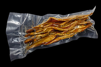 vacuum packed cold smoked Baikal omul