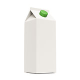 blank milk container