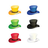 Six Colors Top Hat