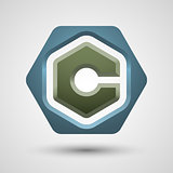 Letter C logo design.