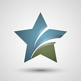 Star logo design.