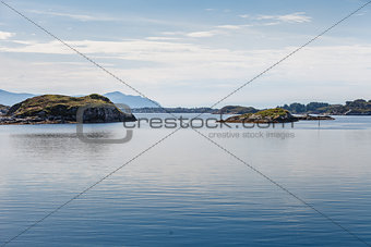Beautiful view on nowegian fjords
