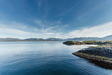 Beautiful view on nowegian fjords