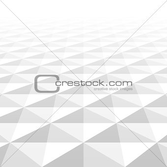 Abstract background with white geometric shapes.