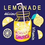 Graphic bright lemonade