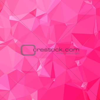Persian Rose Pink Abstract Low Polygon Background