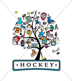 Hockey concept tree, sketch for your design