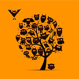Owl tree for your design