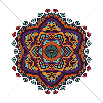 colorful mandala design