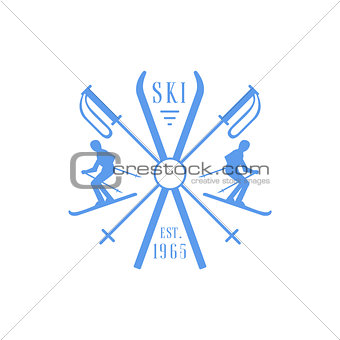 Ski Club Emblem Design