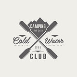 Coldwater Camping Club Emblem Design