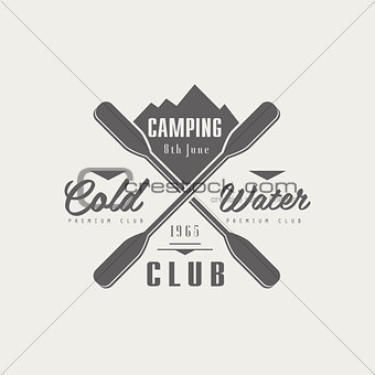 Coldwater Camping Club Emblem Design