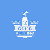 Running Club Blue Label Design