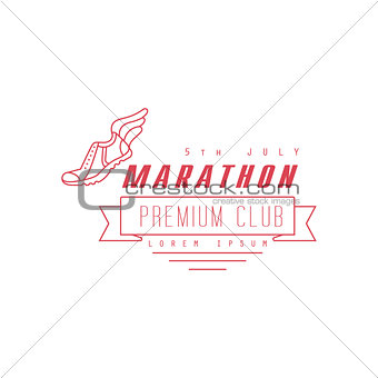 Marathon Premium Club Red Label Design