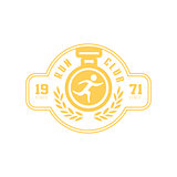 Run Club Yellow Label Design