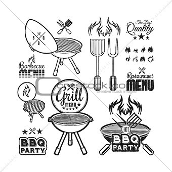 Image 6928710: Barbecue grill drawn from Crestock Stock Photos
