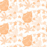 Duotone Autumn Seamless Pattern Background