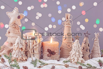 Winter candles 