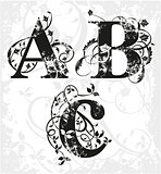 Vector ABC letters