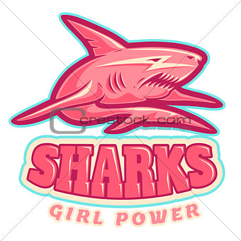 Pink shark