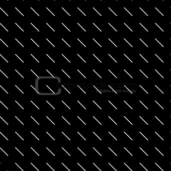 Geometric simple black and white minimalistic pattern, diagonal short lines. Can be used as wallpaper, background or texture.