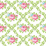 Seamless floral pattern with roses  